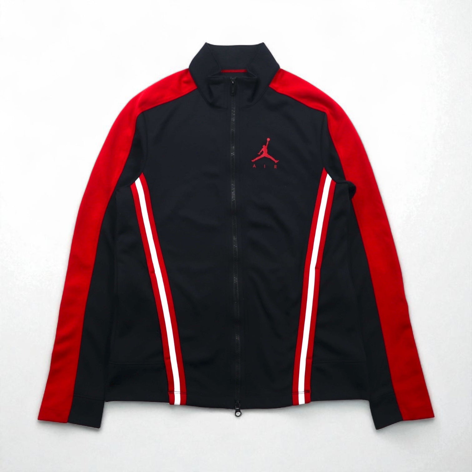 JORDAN BRAND ( NIKE ) Giacca da pista con doppia cerniera Tuta sportiva S Nero Rosso Jumpman