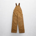 Carhartt salopette double knee in cotone marrone cammello taglia XL