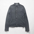 HELMUT LANG 天竺 コットンシャツ M チャコール グレー 胸ポケット 日本製 17-0308102