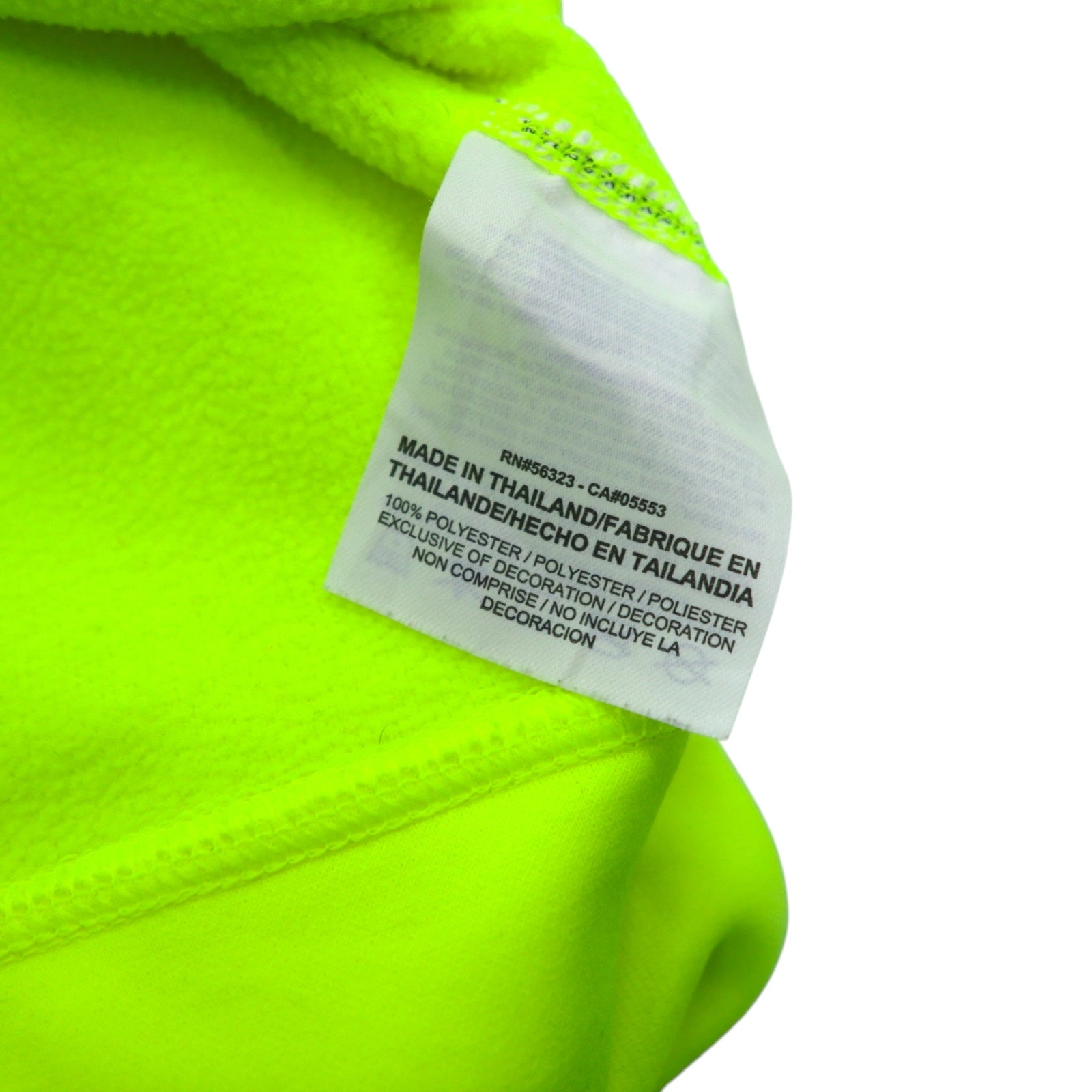 NIKE Pullover THERMA-FIT Felpa con Cappuccio L Giallo con Foro per Pollice Tasca Frontale 548804-703