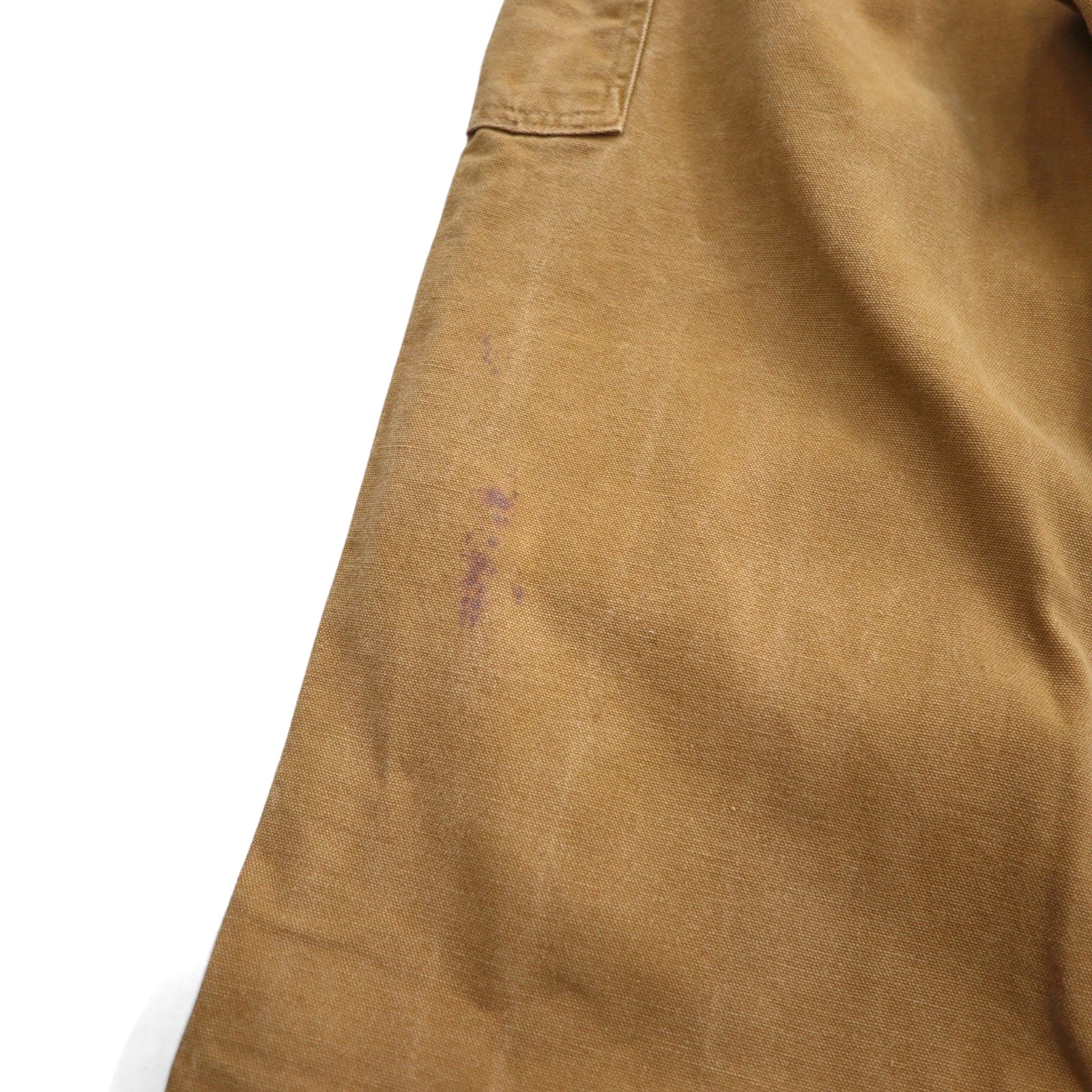 Carhartt salopette double knee in cotone marrone cammello taglia XL