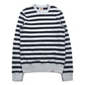 carhartt クルーネック スウェット S グレー ボーダー コットン トルコ製