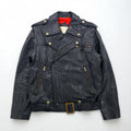 LEATHER AND FUR 102 Giacca in pelle Convertible 2WAY Double Riders Gilet M Pelle bovina Maniche removibili