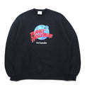 Felpa Planet Hollywood anni '90, made in USA, ricamo logo, taglia L, nera, cotone, Orlando