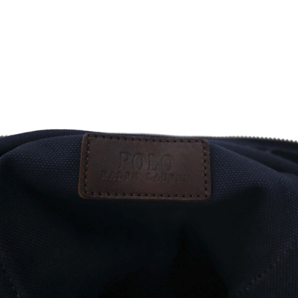 POLO RALPH LAUREN ビッグポニー キャンバス トートバッグ ネイビー ウォッシュ加工