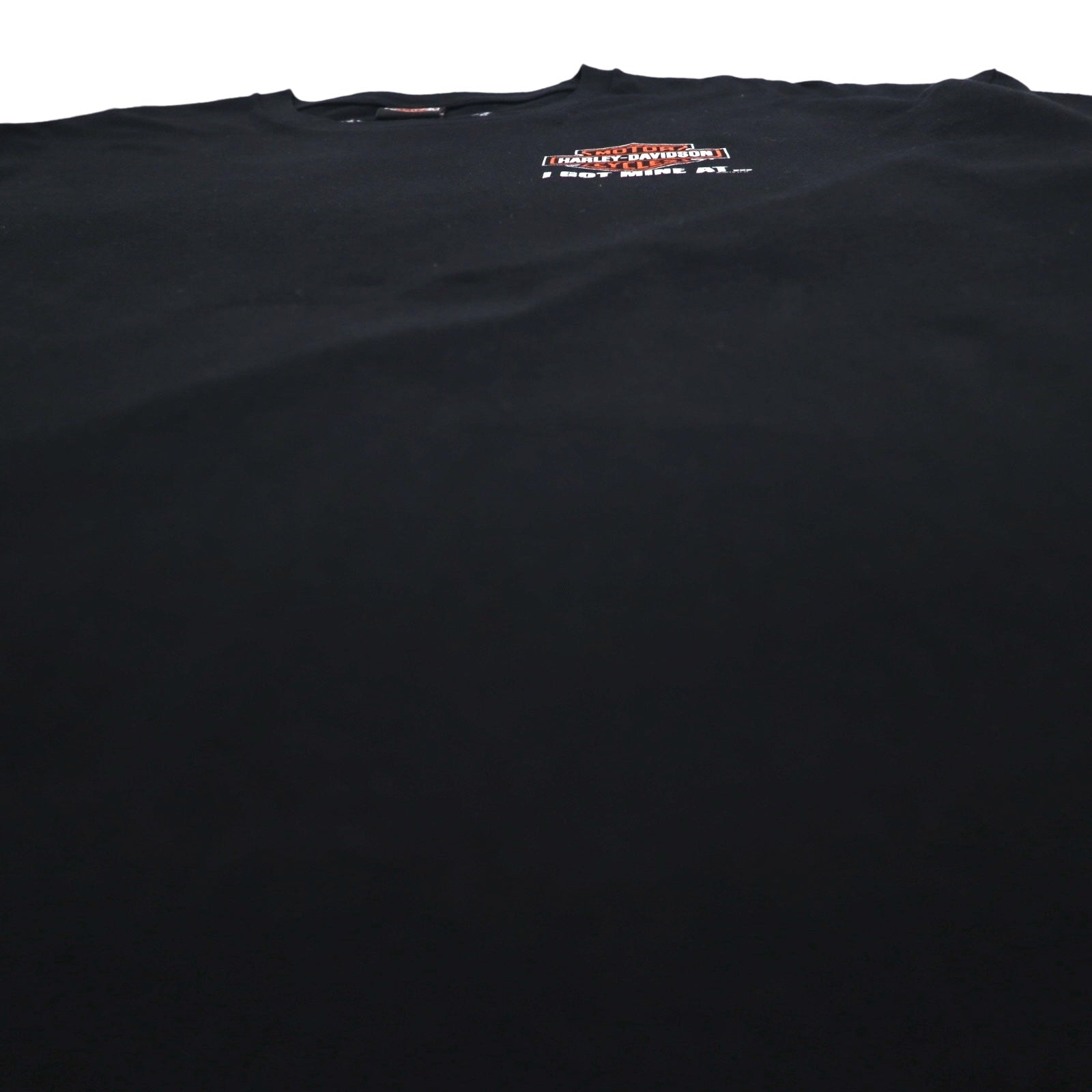 HARLEY DAVIDSON T-shirt con stampa posteriore Teschio 3XL cotone nero BLACK JACK Made in Nicaragua