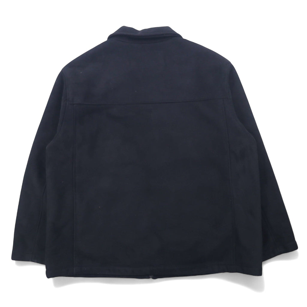 DOCKERS ( Levi's ) 90年代 フェイク ムートンジャケット XL ブラック ポリエステル