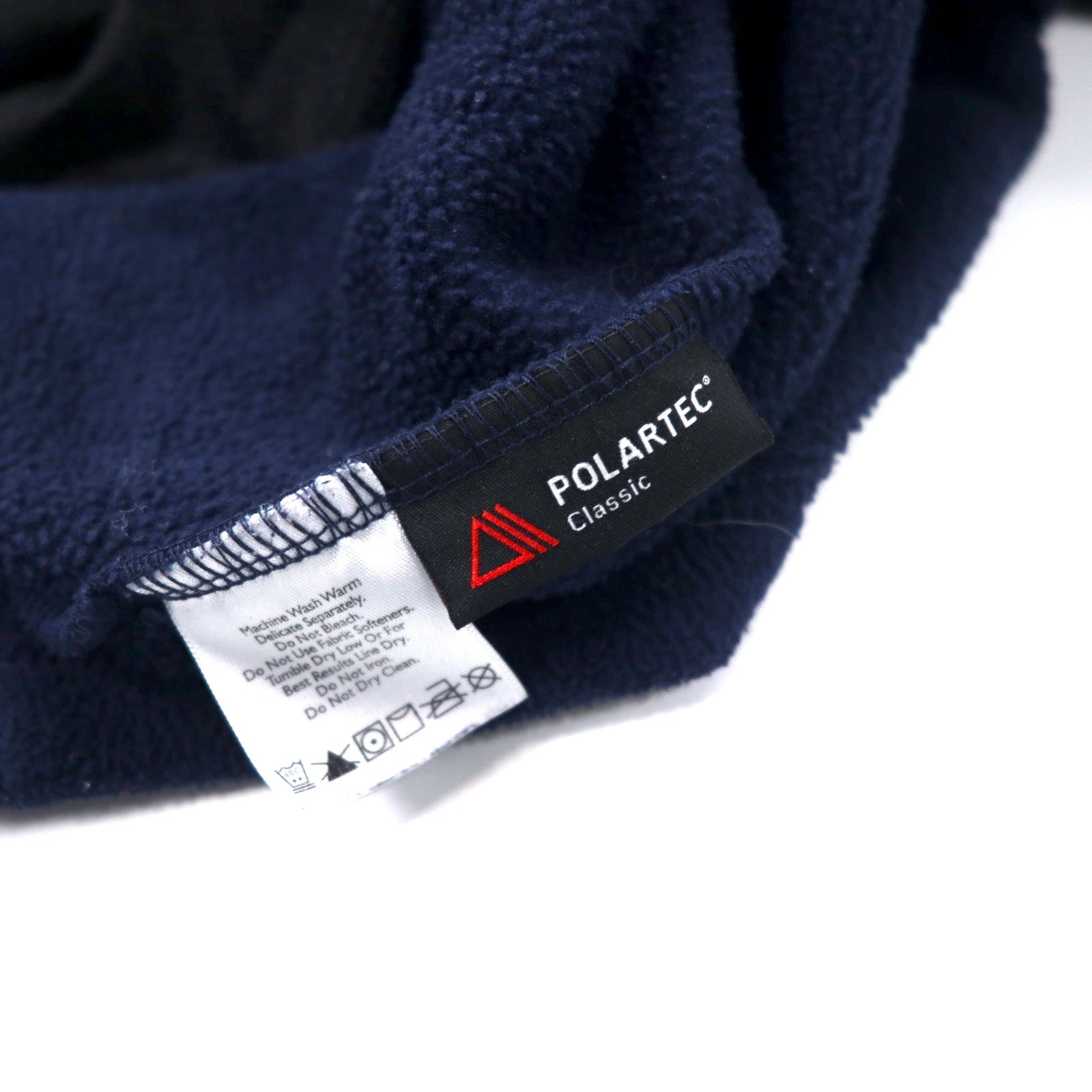 Eddie Bauer Canada Full Zip Giacca in pile XL blu navy Poliestere Logo ricamato
