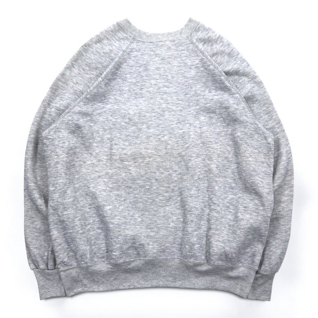 Felpa girocollo BASSETT-WALKER con stampa college, anni '90, made in USA, taglia 3XL, colore grigio OHIO STATE