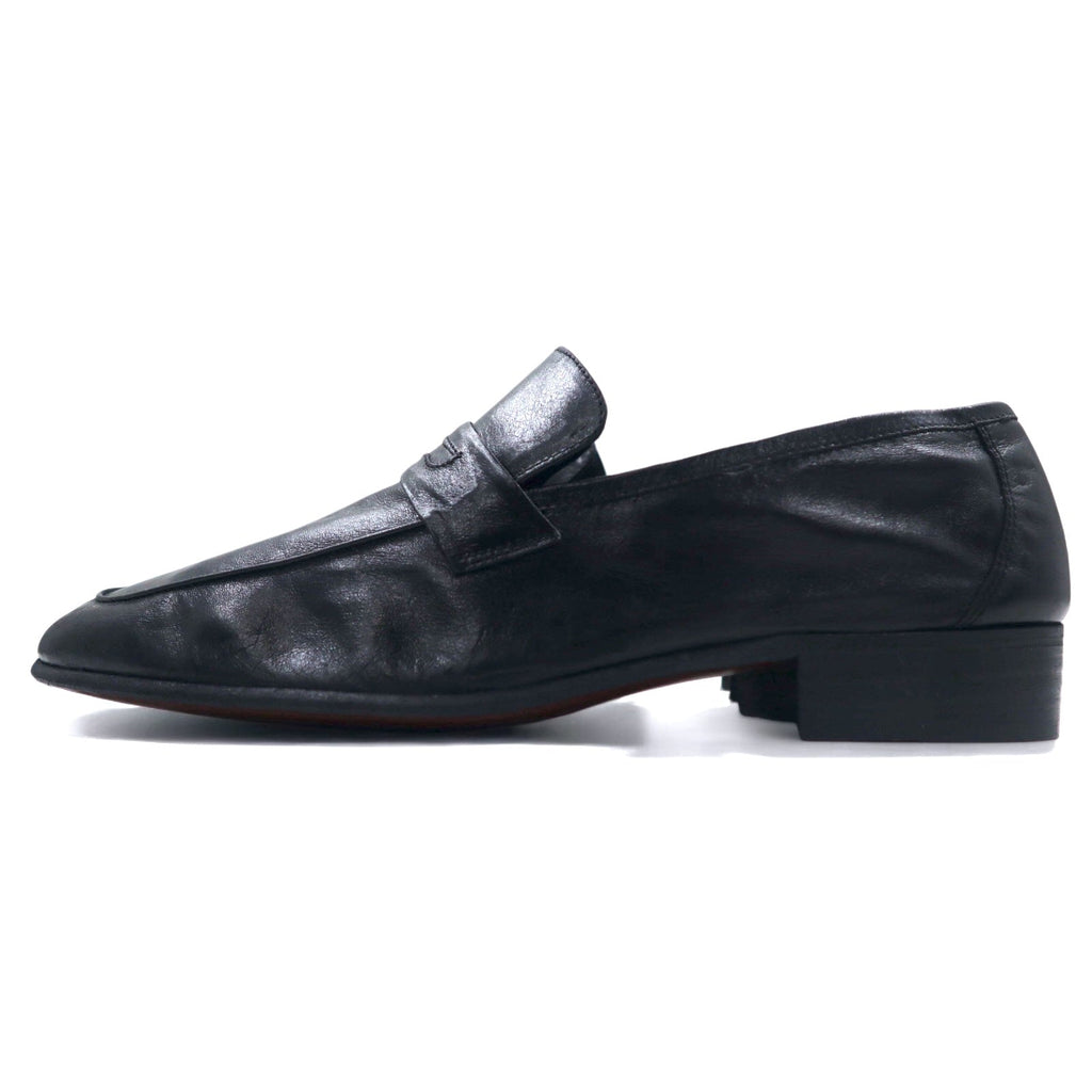 Mocassini in pelle vintage anni '70 made in Italy MELLEY-MB slip-on 27 cm pelle morbida