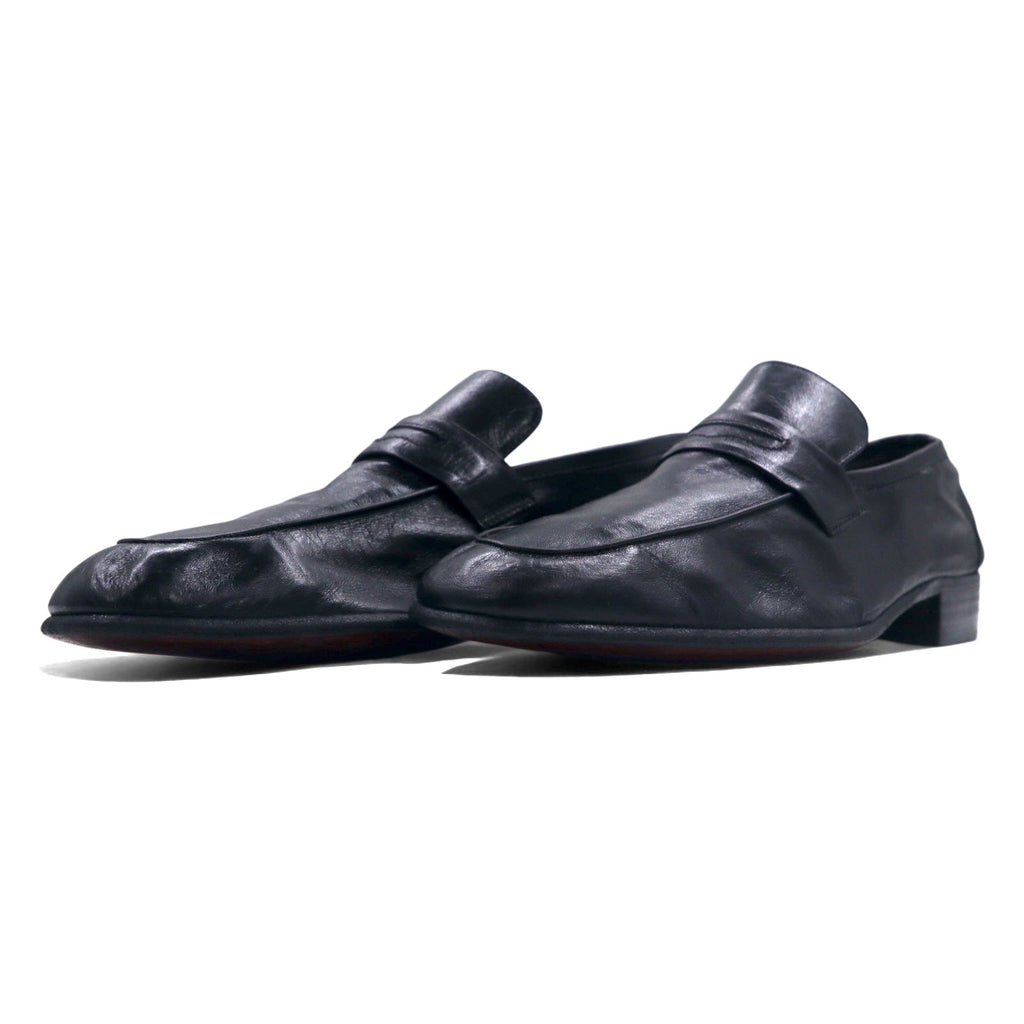 Mocassini in pelle vintage anni '70 made in Italy MELLEY-MB slip-on 27 cm pelle morbida