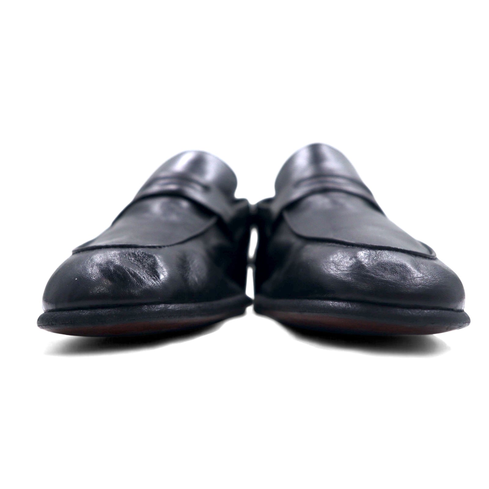 Mocassini in pelle vintage anni '70 made in Italy MELLEY-MB slip-on 27 cm pelle morbida