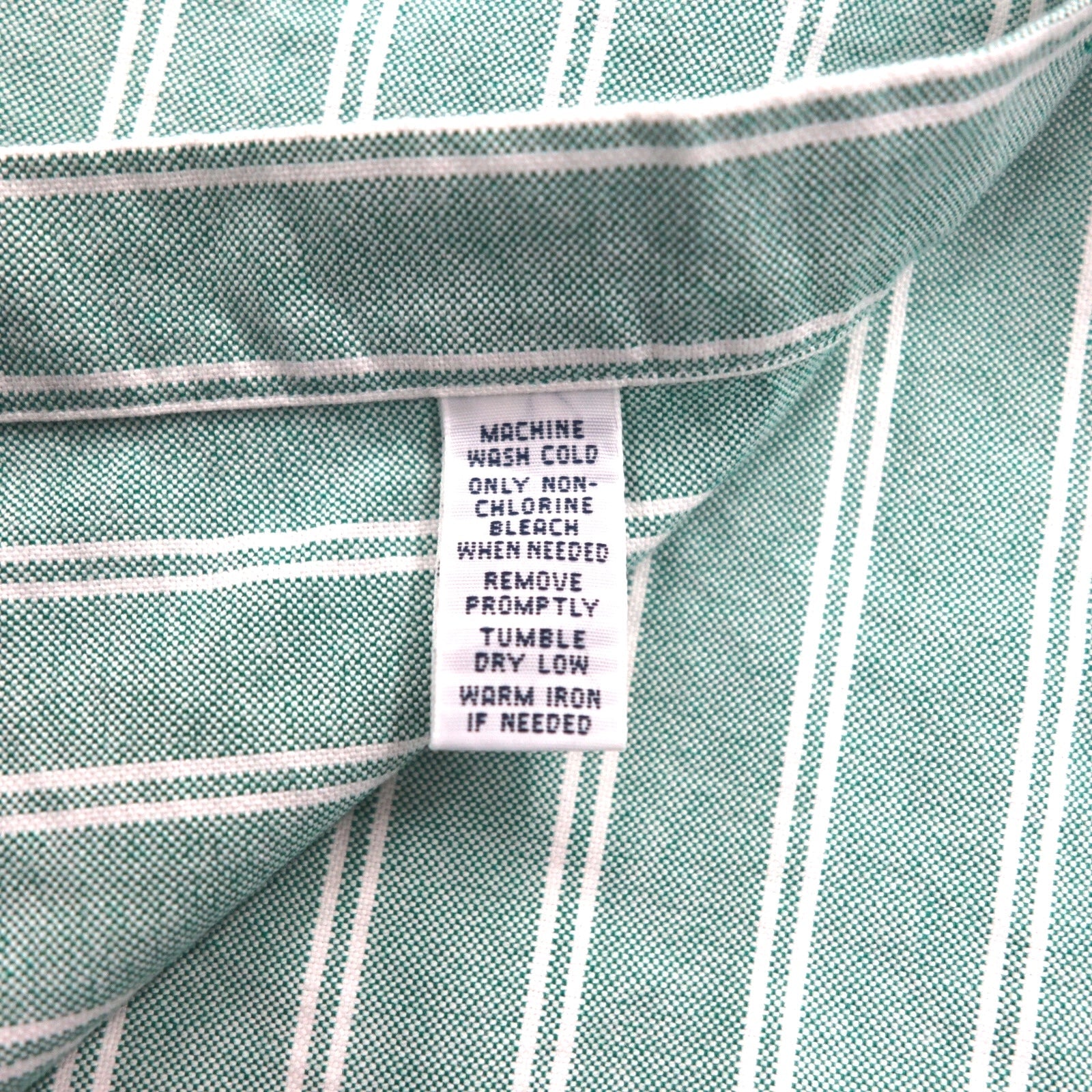 Ralph Lauren Anni '90 Camicia Oxford Button-down XL Verde a Righe Ricamo Pony