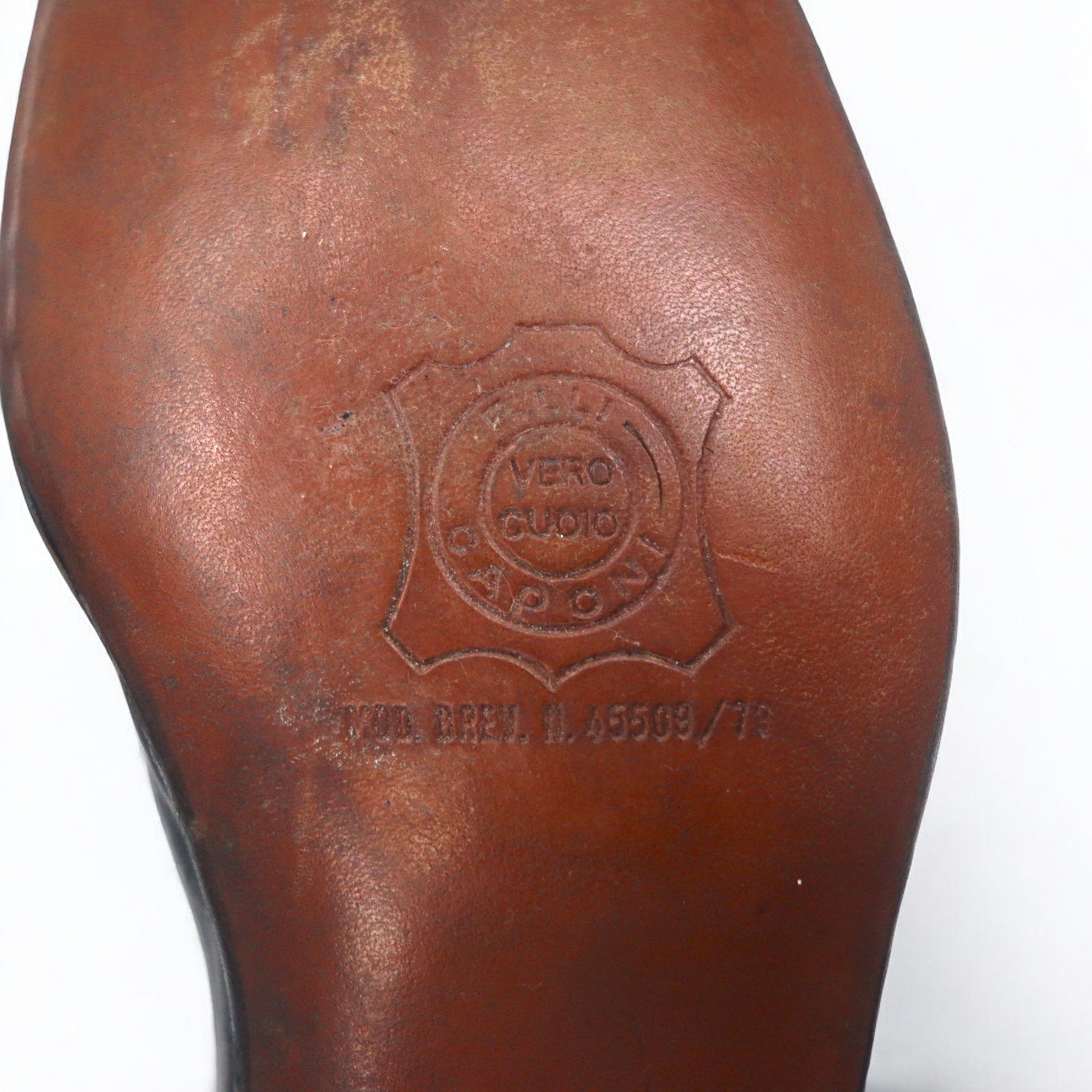 Mocassini in pelle vintage anni '70 made in Italy MELLEY-MB slip-on 27 cm pelle morbida