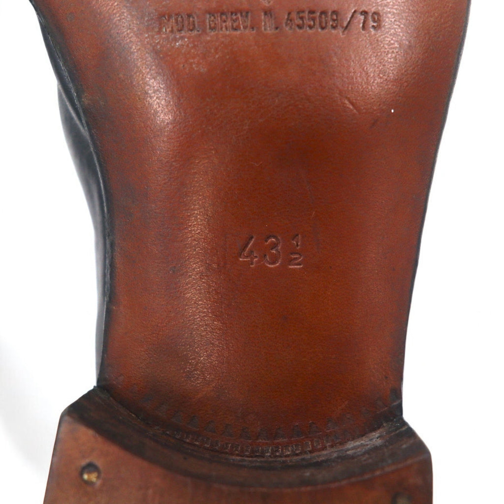 Mocassini in pelle vintage anni '70 made in Italy MELLEY-MB slip-on 27 cm pelle morbida