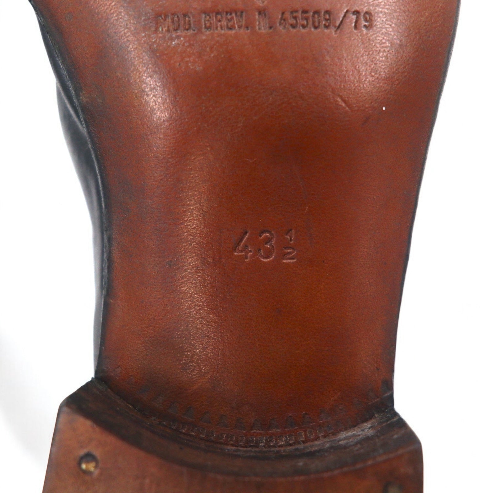Mocassini in pelle vintage anni '70 made in Italy MELLEY-MB slip-on 27 cm pelle morbida