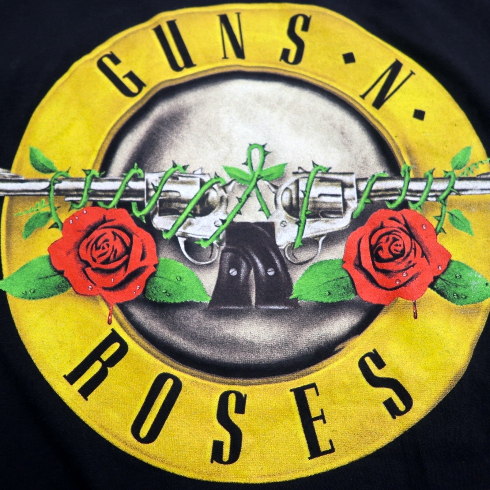GUNS N' ROSES T-shirt Rock Band XL Nera Cotone
