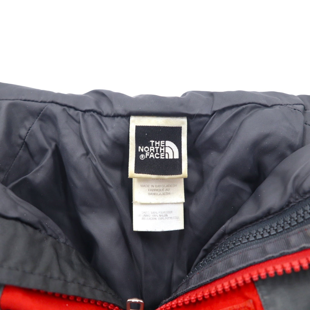 THE NORTH FACE 3WAY マウンテンパーカー M レッド ポリエステル Hyvent ハイベント 防水 ライナー着脱式 ダブルジップ