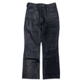 HARLEY DAVIDSON Pantaloni in pelle 31 neri, pelle bovina, patta con cerniera 98146BC