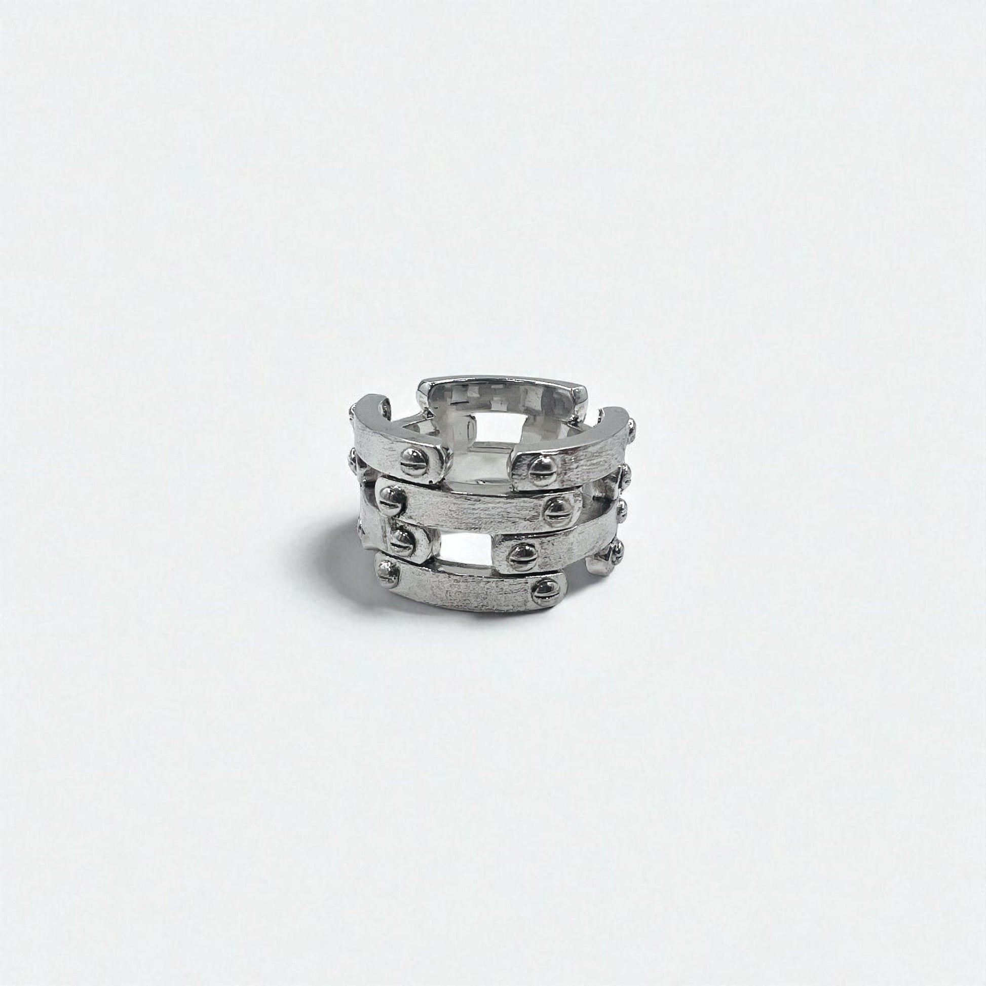 Vintage Silver Ring スチームパンク シルバー リング 指輪 14号 Silver 925 ロック