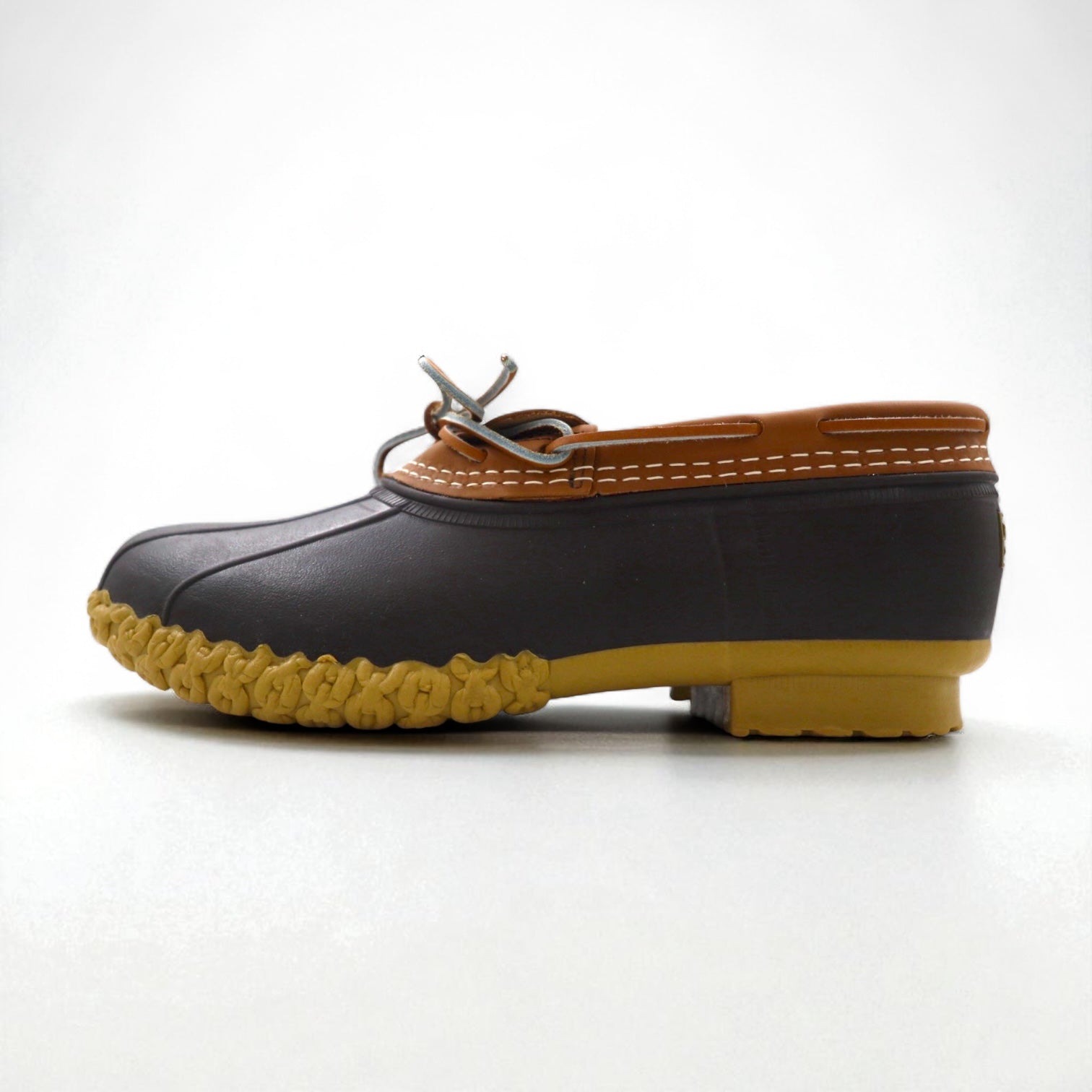 L.L.Bean USA Stivale mocassino in gomma Bean Boots 27 cm in pelle e gomma con suola in gomma 175067 Nuovo