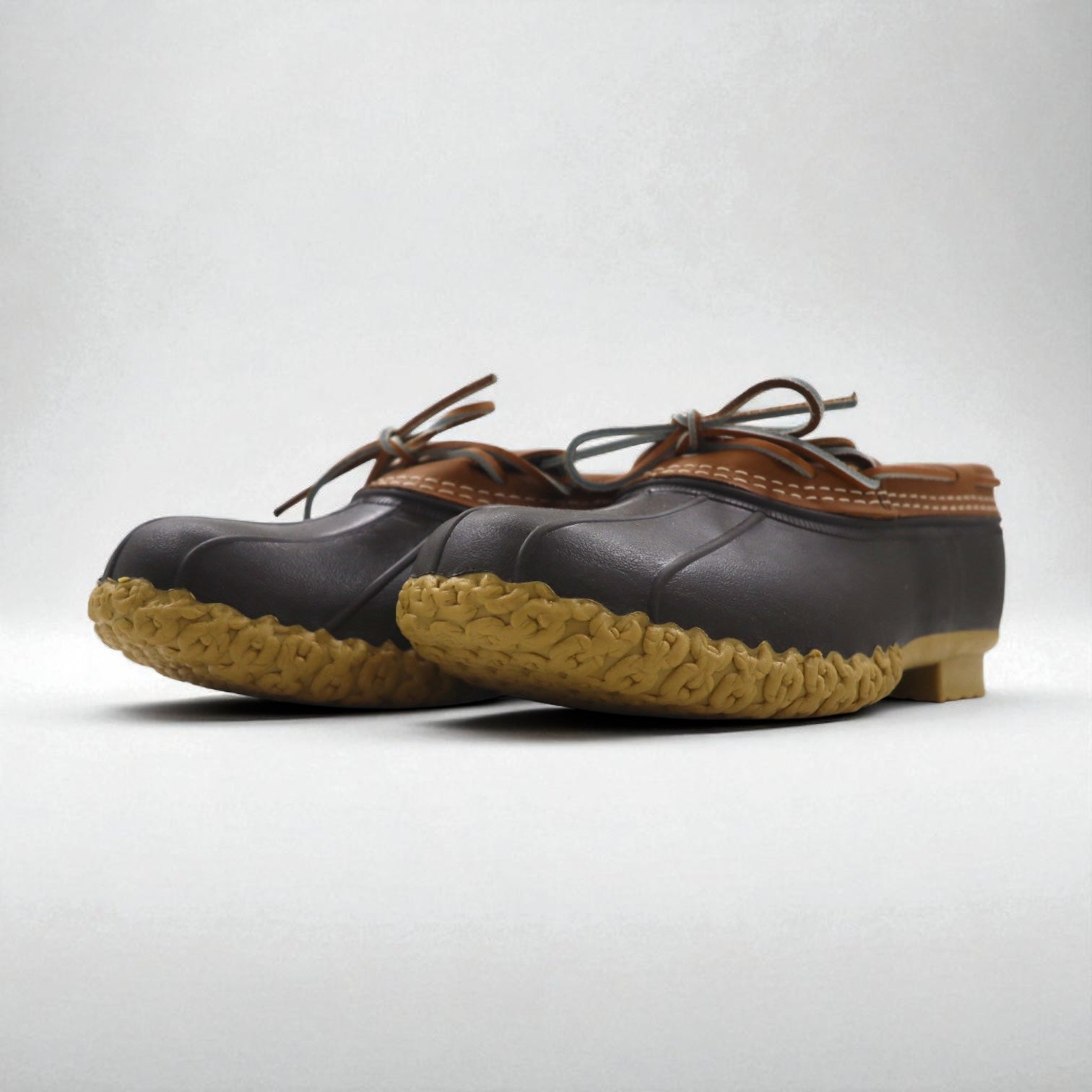 L.L.Bean USA Stivale mocassino in gomma Bean Boots 27 cm in pelle e gomma con suola in gomma 175067 Nuovo