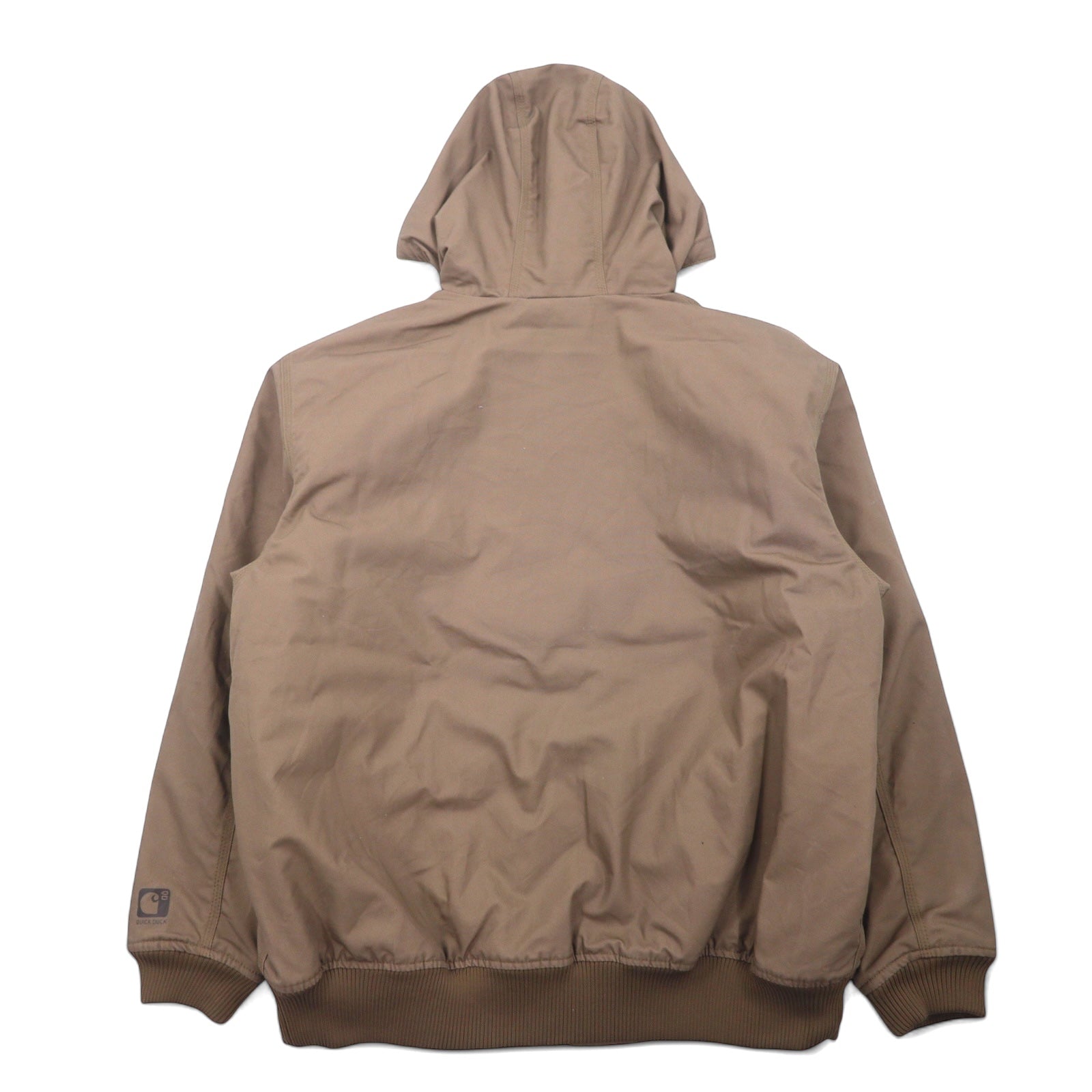 Carhartt Active Jacket, giacca con cappuccio, XL, beige, cotone, Thinsulate, imbottita, Jefferson Quick Duck Rain Defender Active Jacket, impermeabile, 101493