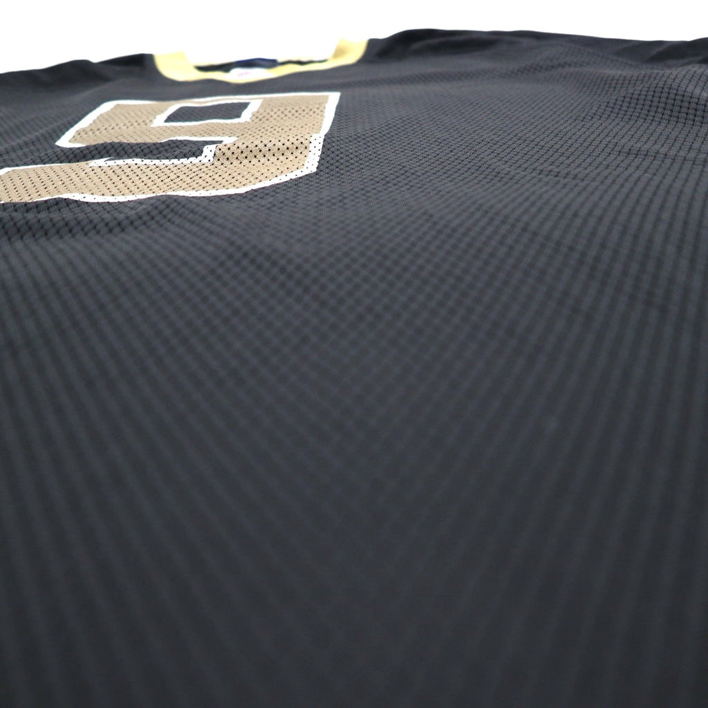 Maglia da gioco Reebok in mesh NFL EQUIPMENT 2XL Nera Nylon Numerata