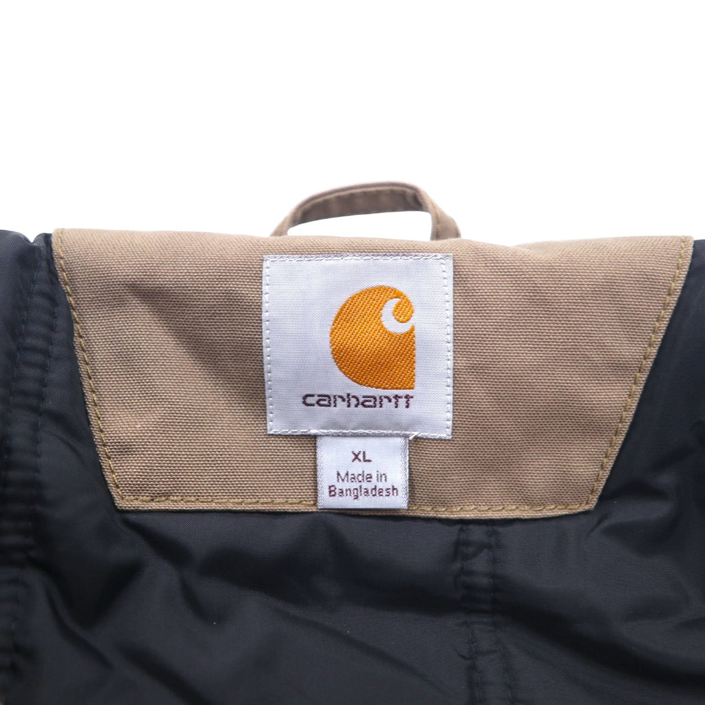 Carhartt Active Jacket, giacca con cappuccio, XL, beige, cotone, Thinsulate, imbottita, Jefferson Quick Duck Rain Defender Active Jacket, impermeabile, 101493