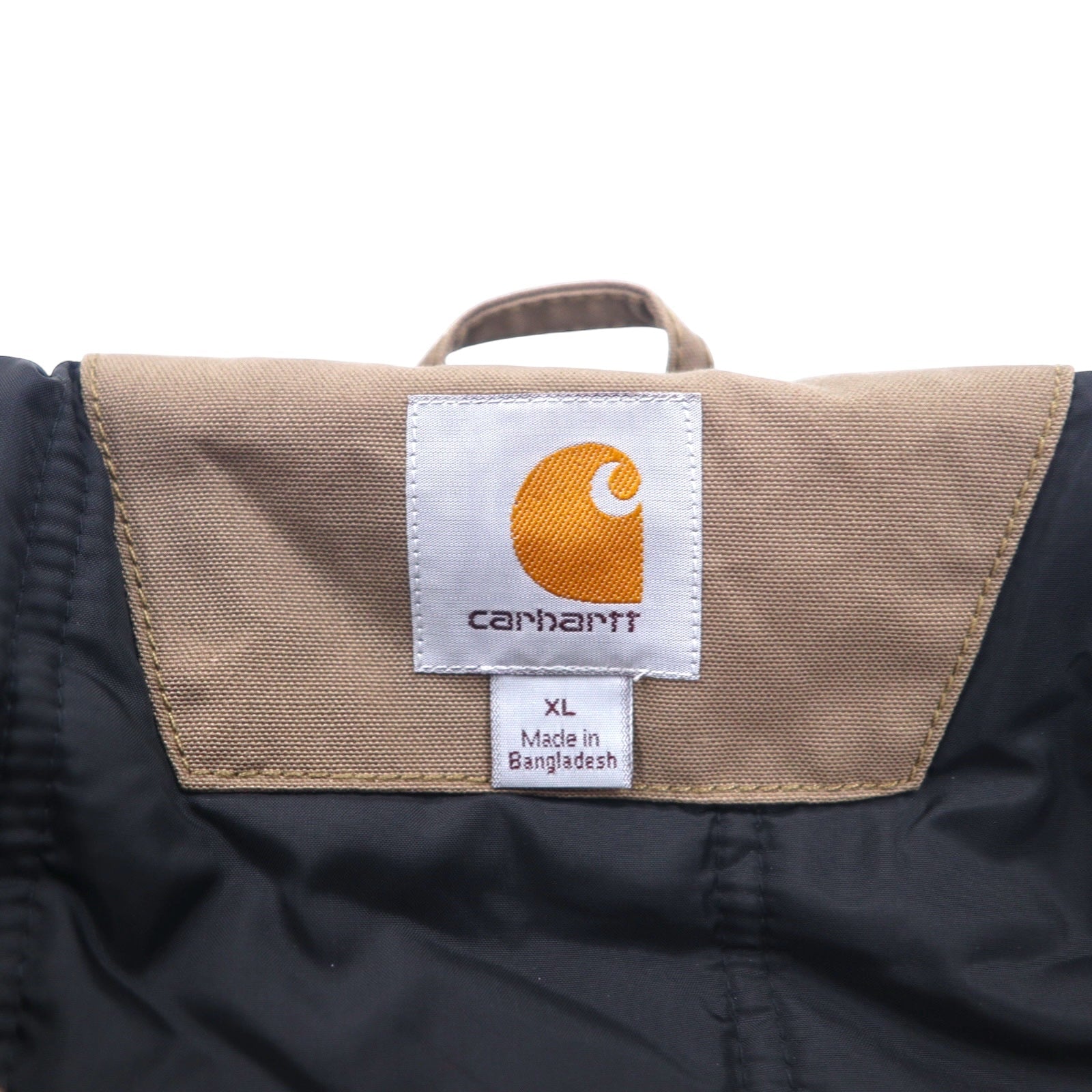 Carhartt Active Jacket, giacca con cappuccio, XL, beige, cotone, Thinsulate, imbottita, Jefferson Quick Duck Rain Defender Active Jacket, impermeabile, 101493