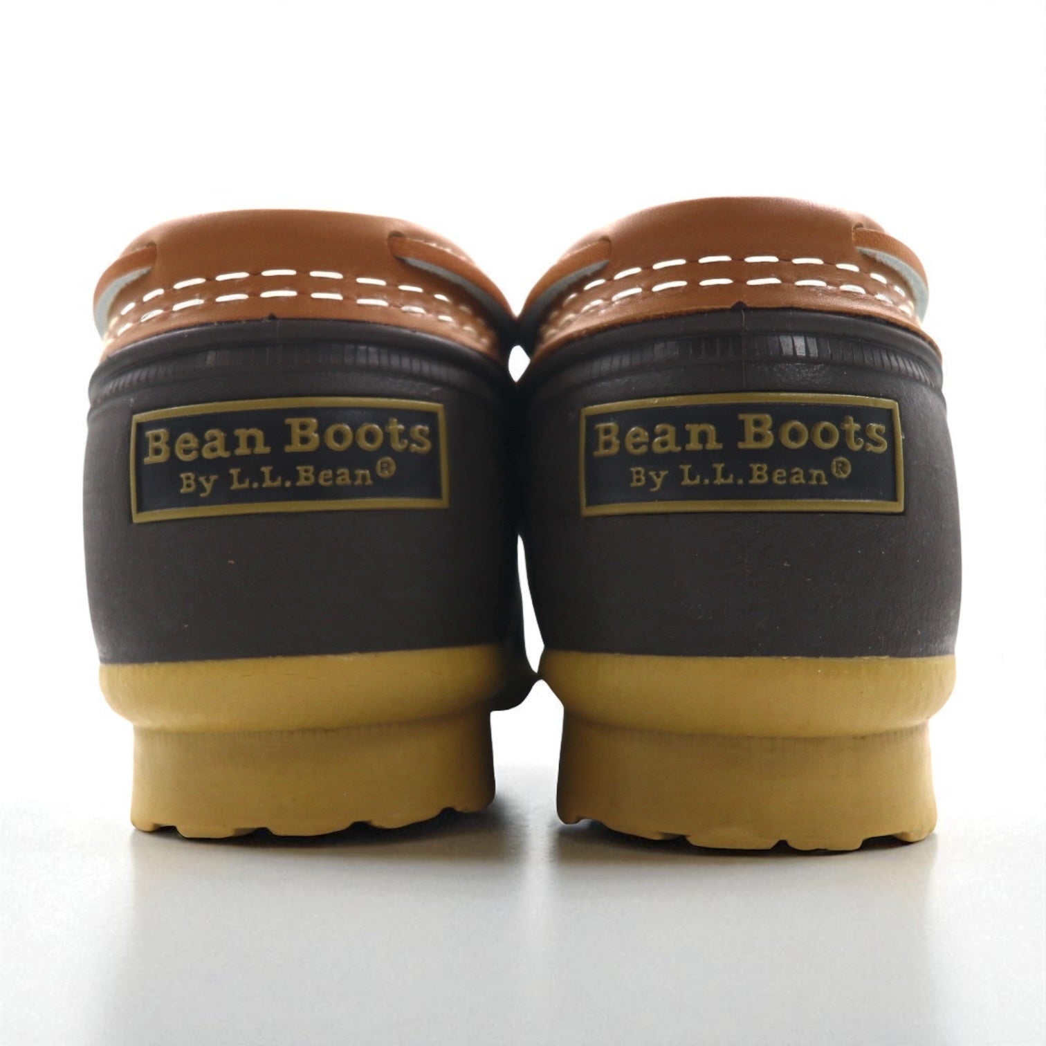L.L.Bean USA Stivale mocassino in gomma Bean Boots 27 cm in pelle e gomma con suola in gomma 175067 Nuovo