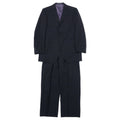 BURBERRY Completo 3 bottoni CLUB COLLECTION 96-86-175 L40 grigio gessato lana Super 120's Prodotto in Giappone