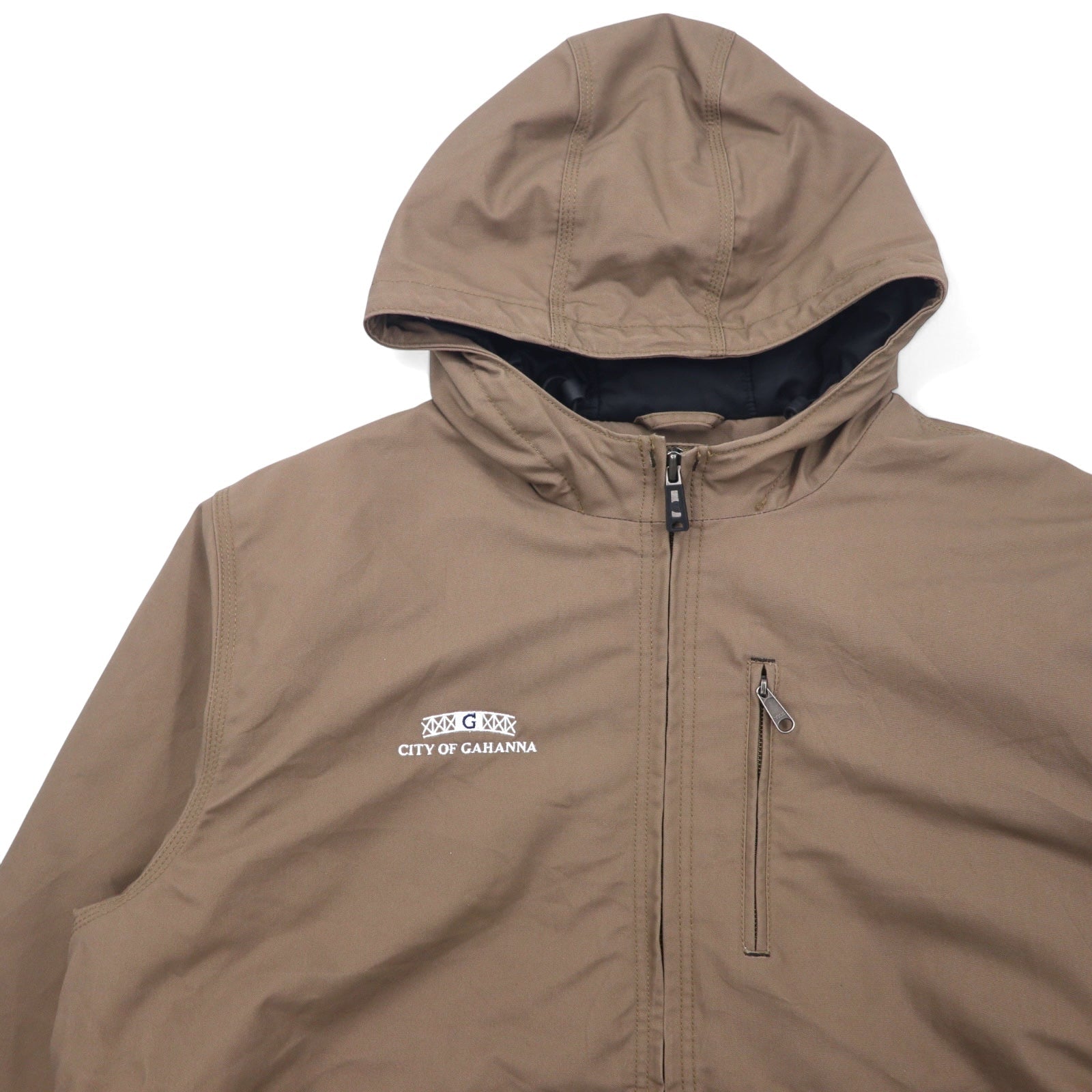 Carhartt Active Jacket, giacca con cappuccio, XL, beige, cotone, Thinsulate, imbottita, Jefferson Quick Duck Rain Defender Active Jacket, impermeabile, 101493