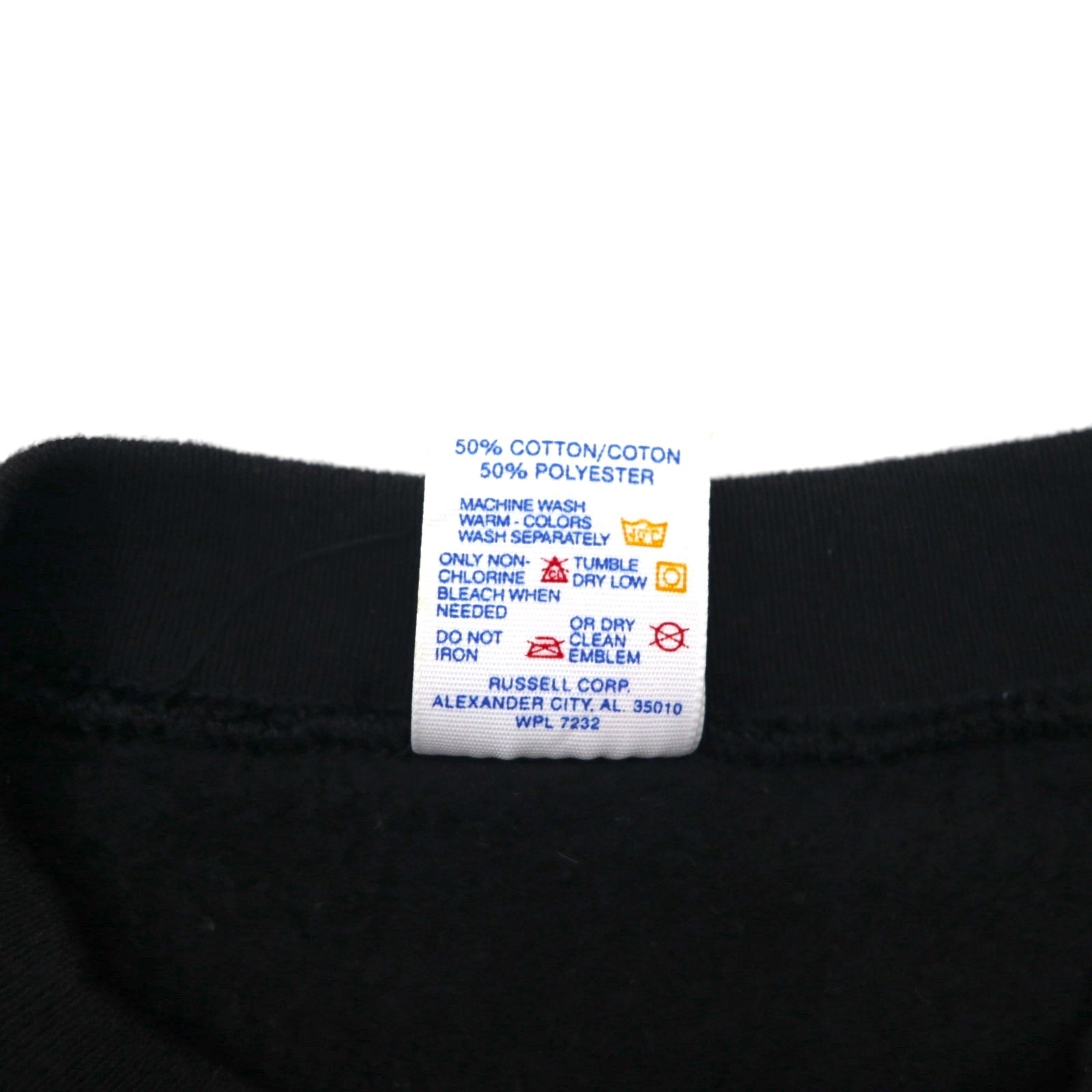 JERZEES anni '80 Made in USA Felpa XL Nera Cotone Interno felpato SUSQUENA CHAPTER F.M.C.A.