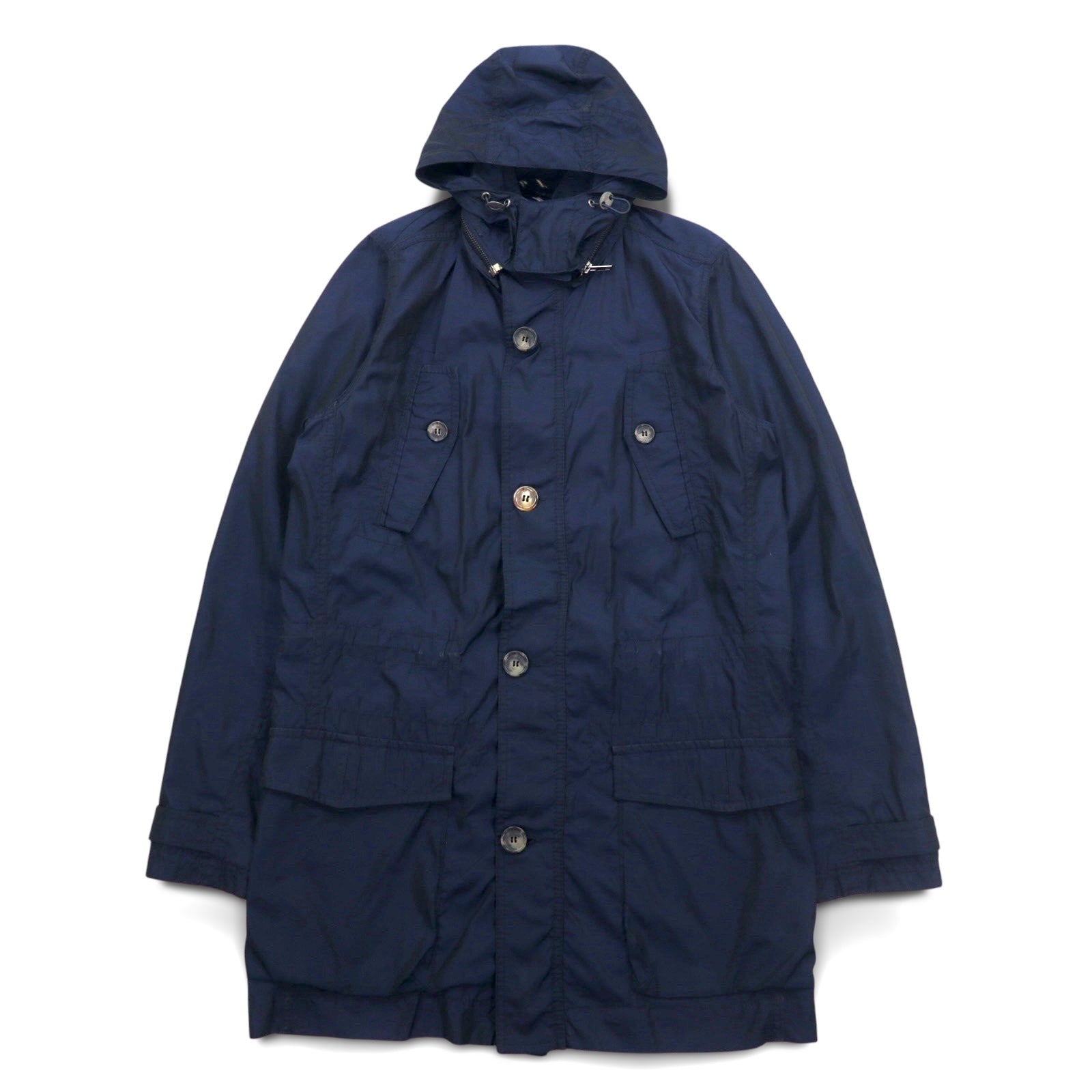 TOMMY HILFIGER anni 2000 Parka M-51 Field Parka S Coulisse Cappuccio rimovibile Doppia zip