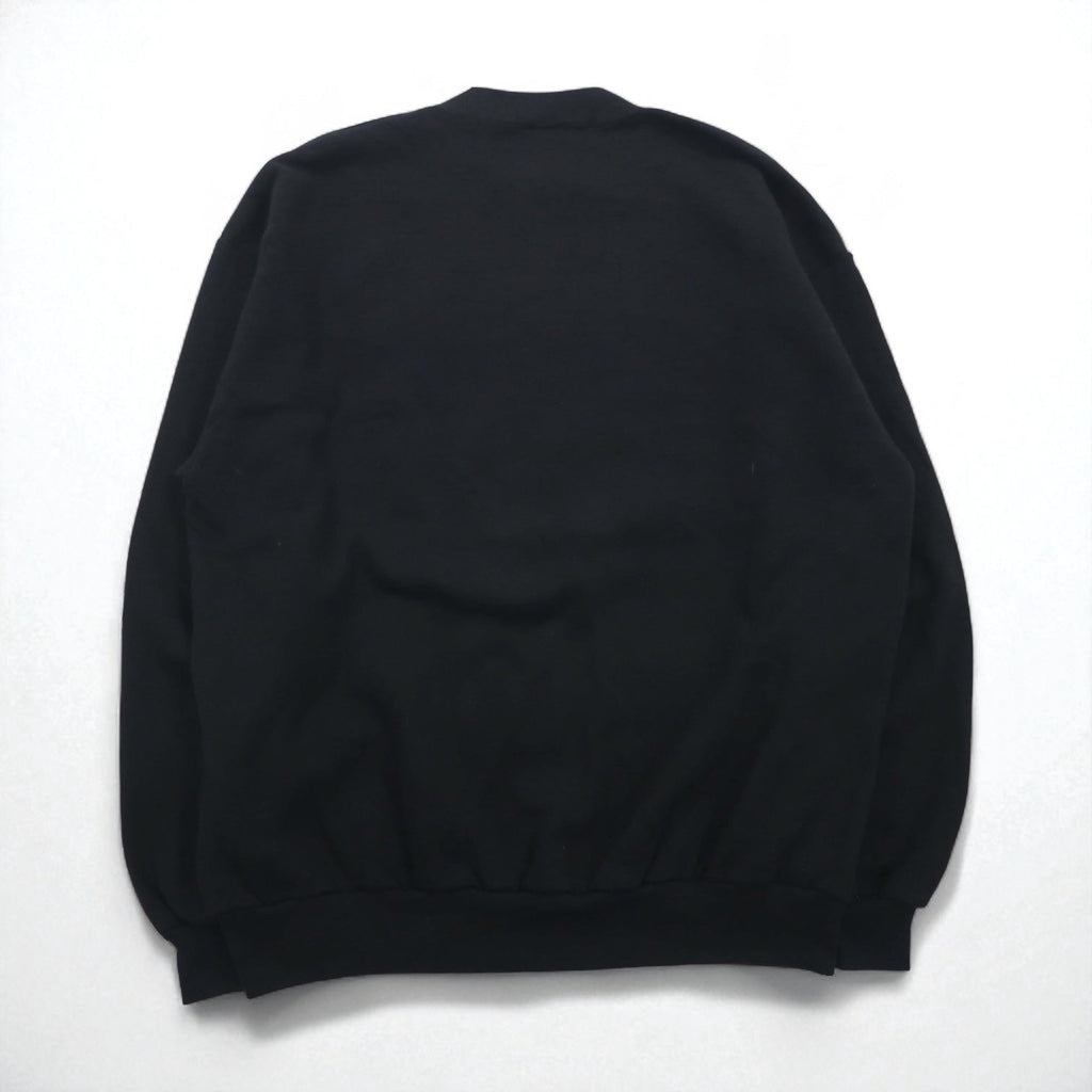 JERZEES 80年代 USA製 スウェット XL ブラック コットン 裏起毛 SUSQUENA CHAPTER F.M.C.A.