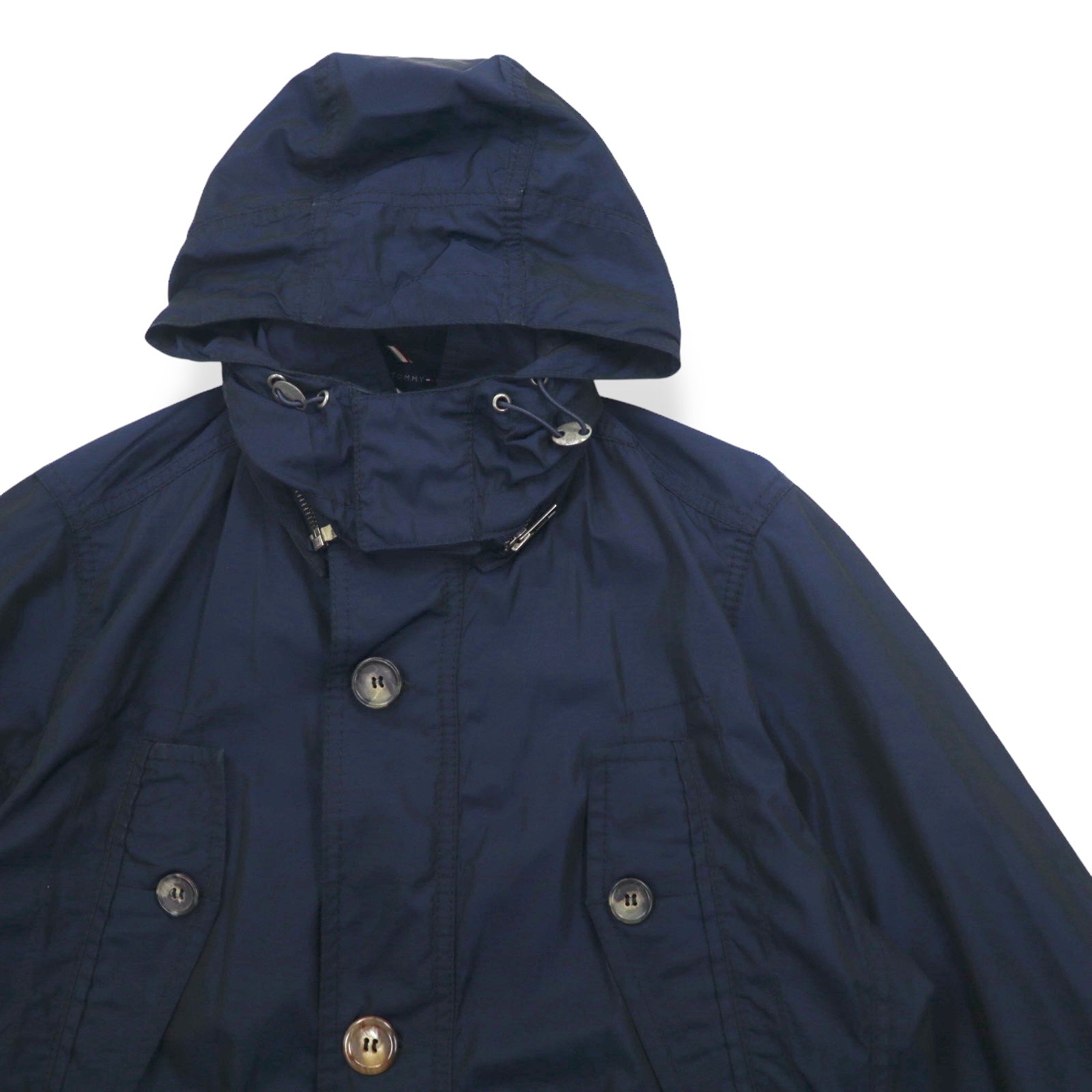 TOMMY HILFIGER anni 2000 Parka M-51 Field Parka S Coulisse Cappuccio rimovibile Doppia zip