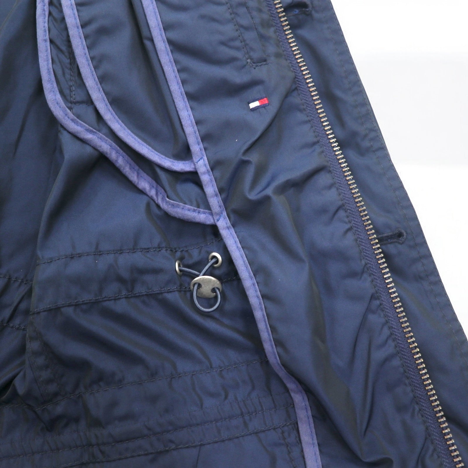 TOMMY HILFIGER anni 2000 Parka M-51 Field Parka S Coulisse Cappuccio rimovibile Doppia zip