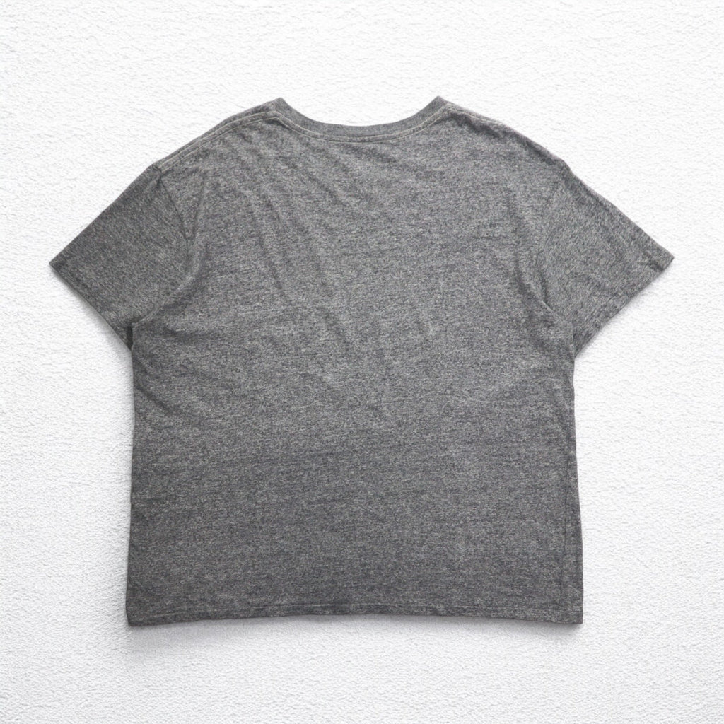 POLO RALPH LAUREN エンブレムロゴ プリント Tシャツ L グレー コットン ATHL.DEPT.