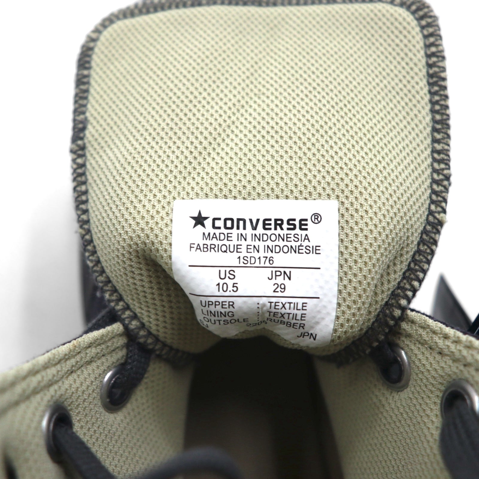L.L.Bean × CONVERSE All Star ALL STAR 100 Scarpe da ginnastica alte 29cm Tela Grigia Idrorepellenti 1SD176 Chuck Taylor Articolo nuovo