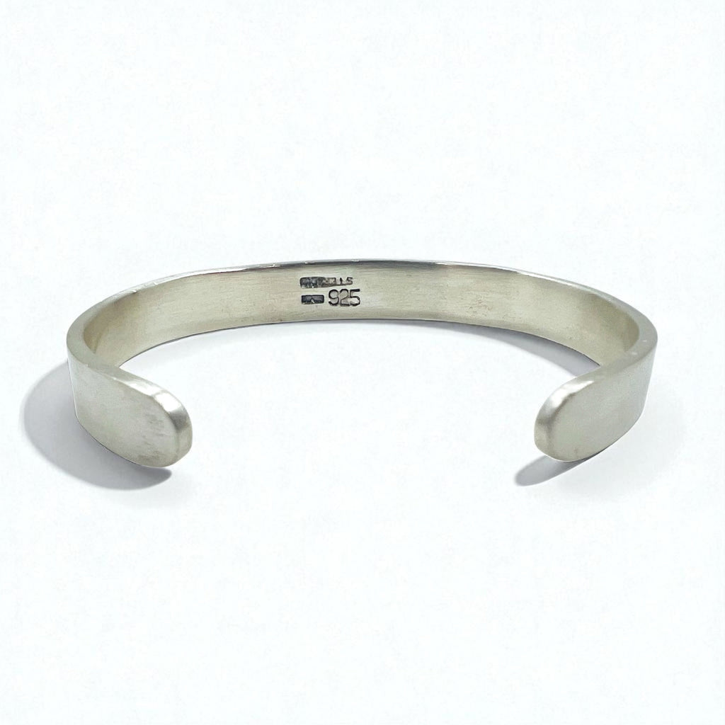 GAIJIN MADE ( HOLLYWOOD RANCH MARKET ) 外人公司 漢字 シルバー バングル 925 STERLING