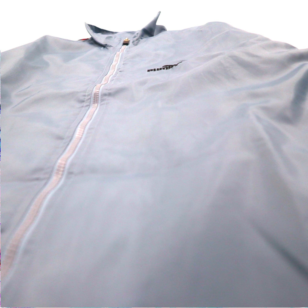 PUMA Anni '90 Tuta Track Jacket Completo L Grigio Strisce Laterali Nuovo con Etichetta