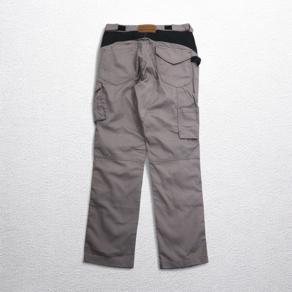 COFRA Euro Work Pantaloni Cargo Utilità Double Knee, Pantaloni da Lavoro, M, Grigio, Cotone, Poliestere