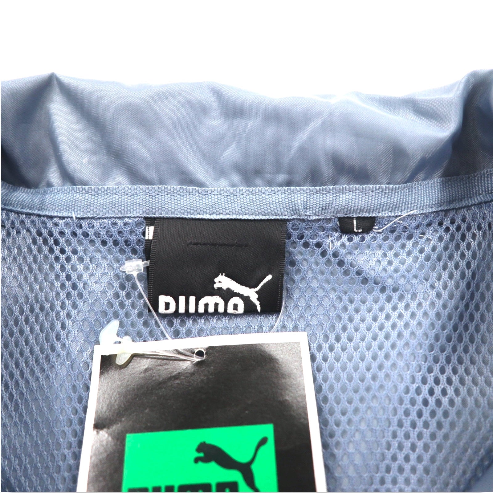 PUMA Anni '90 Tuta Track Jacket Completo L Grigio Strisce Laterali Nuovo con Etichetta