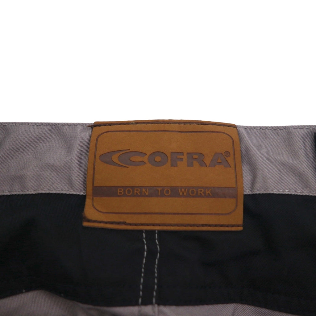 COFRA Euro Work Pantaloni Cargo Utilità Double Knee, Pantaloni da Lavoro, M, Grigio, Cotone, Poliestere