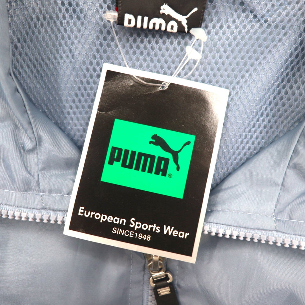 PUMA Anni '90 Tuta Track Jacket Completo L Grigio Strisce Laterali Nuovo con Etichetta
