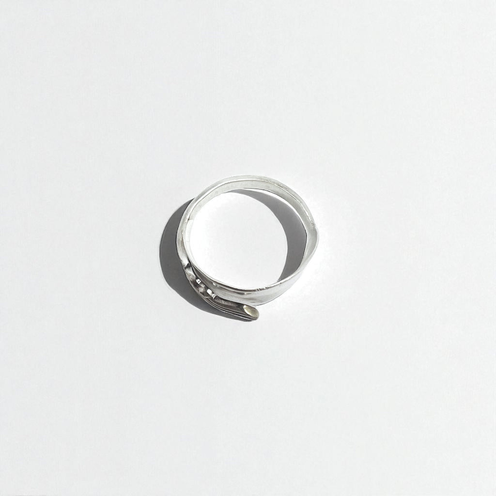 Vintage Spoon Ring アンティーク スプーンリング 指輪 19号 シルバー