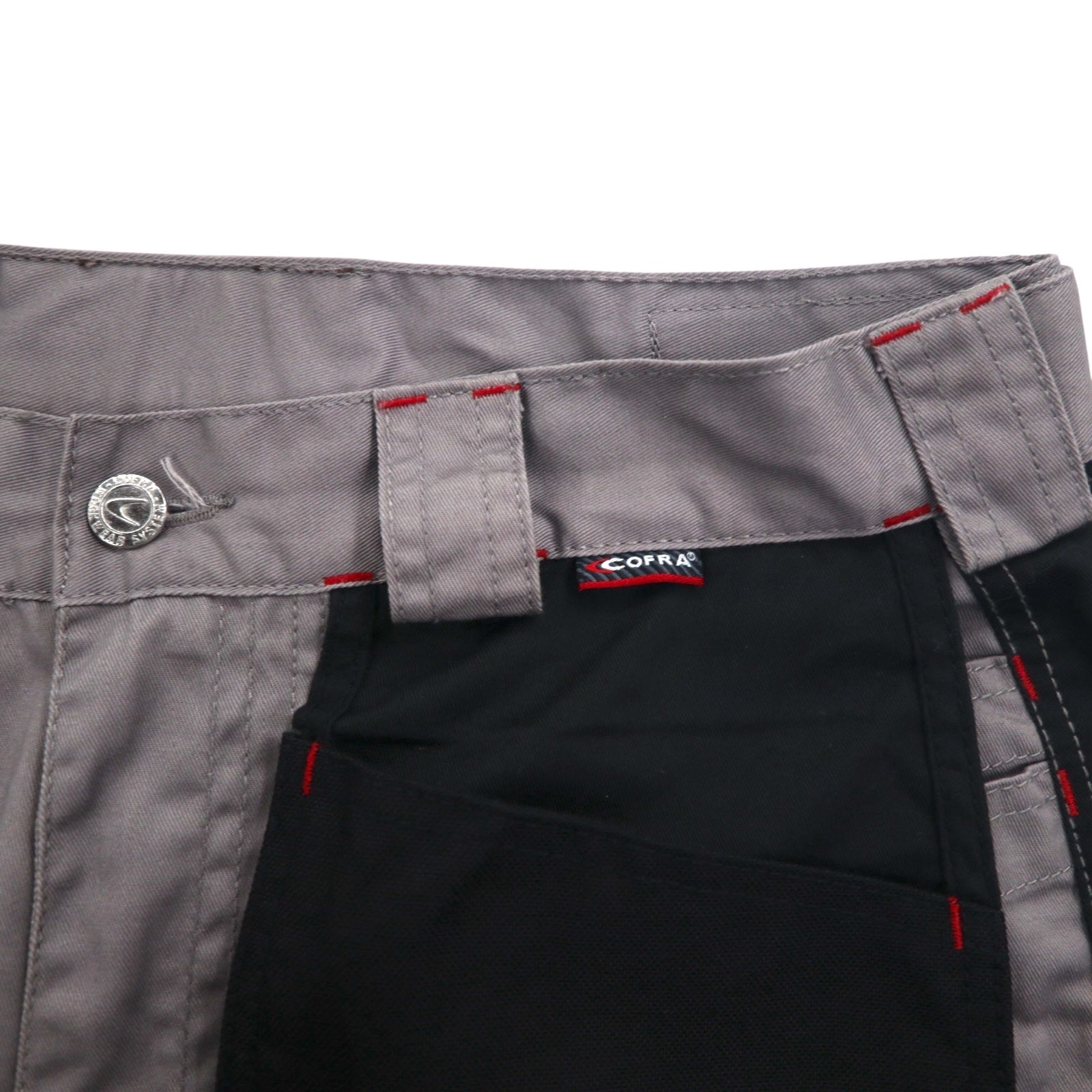 COFRA Euro Work Pantaloni Cargo Utilità Double Knee, Pantaloni da Lavoro, M, Grigio, Cotone, Poliestere