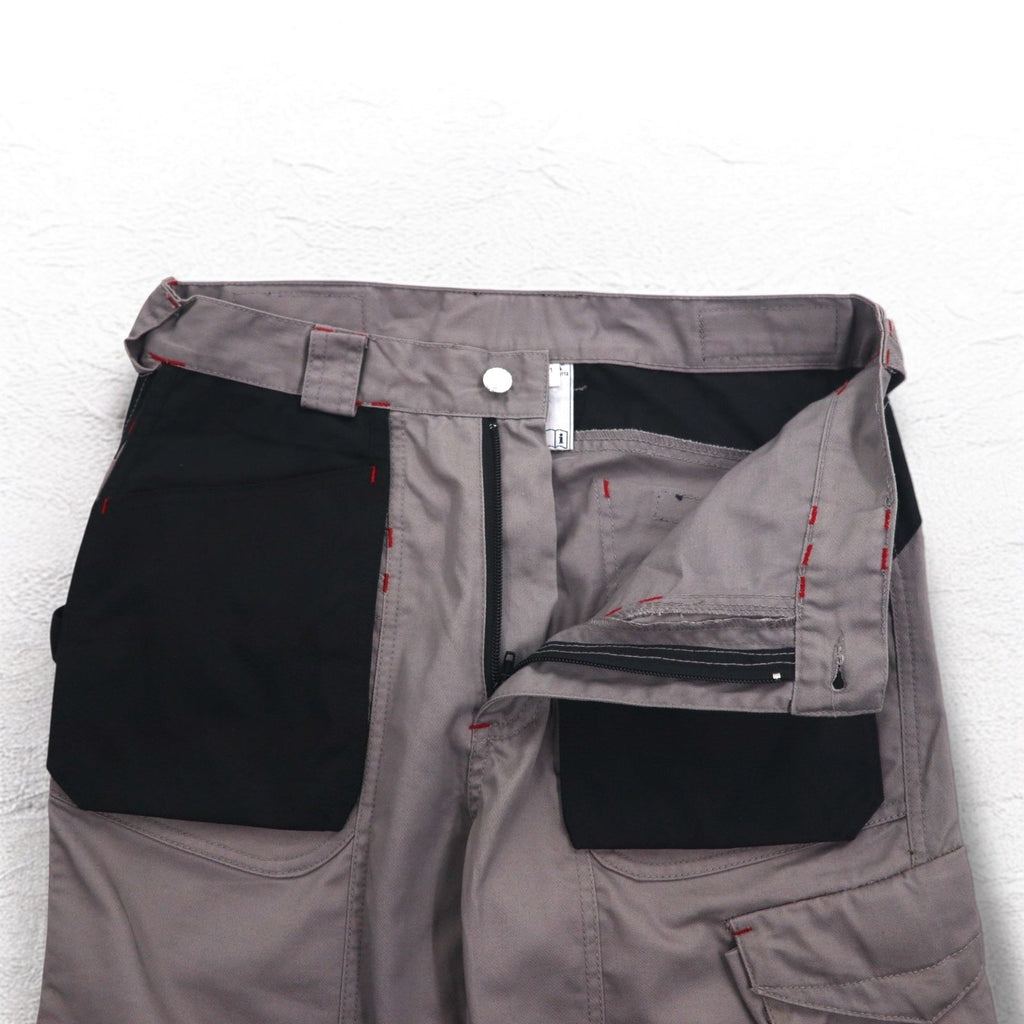 COFRA Euro Work Pantaloni Cargo Utilità Double Knee, Pantaloni da Lavoro, M, Grigio, Cotone, Poliestere