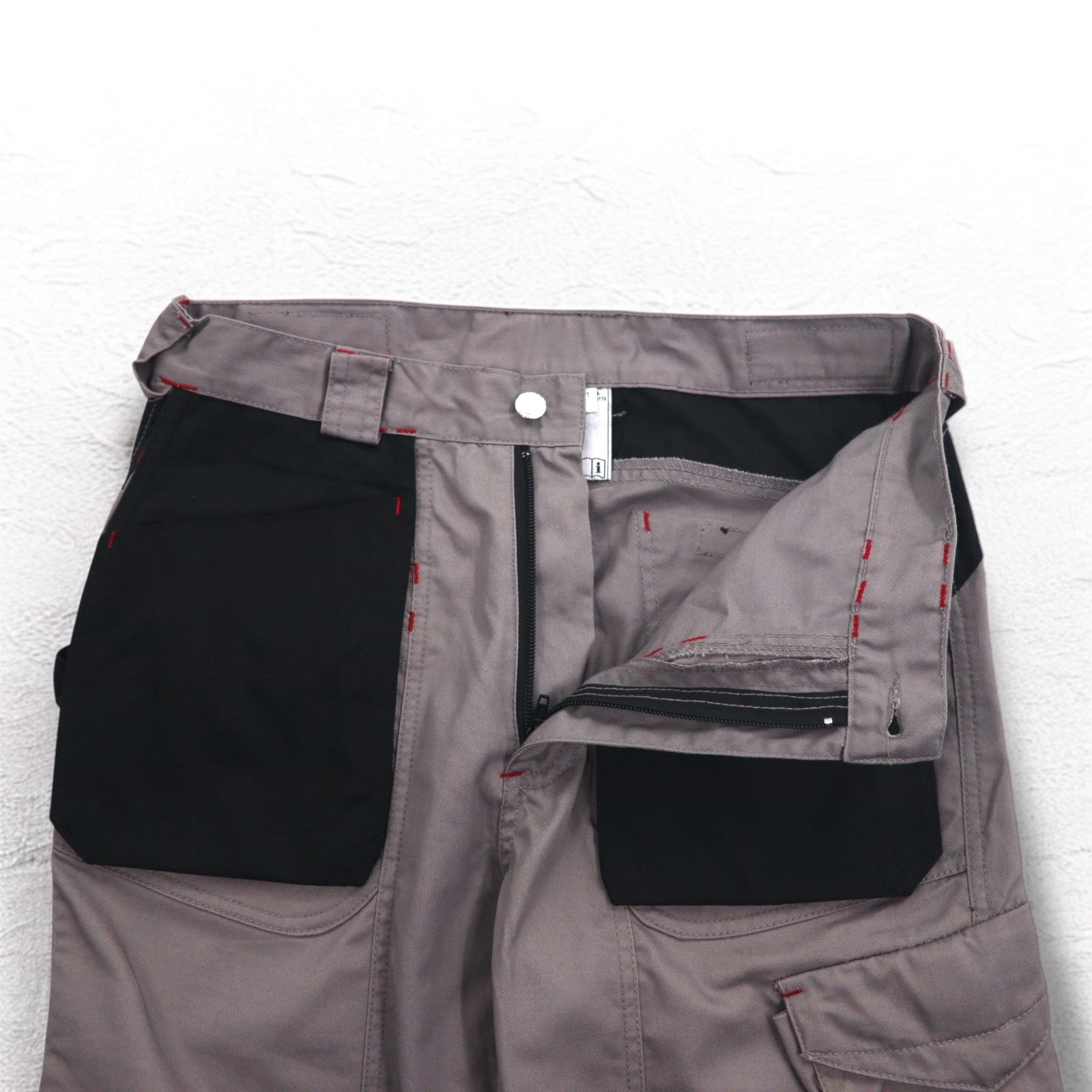 COFRA Euro Work Pantaloni Cargo Utilità Double Knee, Pantaloni da Lavoro, M, Grigio, Cotone, Poliestere